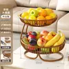 Bandeja de Frutas de Múltiples Niveles para Mesa de Café de Sala de Estar, Cesta de Almacenamiento para Bocadillos, Estante de Almacenamiento para Frutas, Artículo de Venta Caliente Transfronterizo