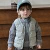 Colete de Penugem para Bebê Outono e Inverno Novo Estilo Meninos Penugem de Pato Branco Jaqueta Sem Mangas Engrossado Colete para Bebê Categoria de Roupa Externa a