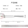 Faca Santoku de Aço Inoxidável com Cabo Oco Transfronteiriço Faca de Corte para Cozinha Faca Estilo Japonês Faca para Frutas Faca com Cabo Redondo Reto Conjunto Completo