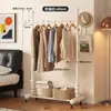 Cabideiro de chão resistente para uso doméstico no quarto, cabideiro interno móvel, varal simples, cabideiro de dormitório