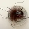 Grampo de Cabelo Super Fada Pena Açúcar Strass Cisne Coque com uma Vibração Pura e Desejável, Presilha Bico de Pato Estilosa e Fashion para Mulheres