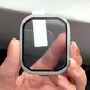 Adequado para Película de Vidro Temperado Apple iWatch Apple Watch Ultra Moldura Película Protetora Moldura de Liga de Titânio 49mm HD