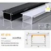 Canal de Aluminio para Luz Lineal LED al por Mayor del Fabricante, Luz Lineal con Borde, Canal de Luz de Aleación de Aluminio, Perfil de Canal de Aluminio para Luz Lineal