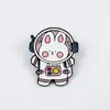 Insignias Periféricas de Animación de Dibujos Animados, Astronautas Lindos, Conejos, Osos, Pines de Solapa para Ropa, Accesorios Creativos, Broches de Aleación