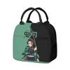 Mochila Escolar con Diseño de Anime, Mochila de Viaje, Lonchera, Estuche para Lápices, Set de Tres Piezas para Estudiantes de Primaria y Secundaria, con Estampado