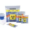 Bolsa de Transporte de Muestras Biomédicas de Tres Capas, Tubo de Muestreo de Virus Patológicos, Bolsa Sellable Auto-Sellante, Bolsa de Bioseguridad