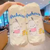 Mangas Protetoras Infantis Anti-Sujeira Sanrio com Bordado de Desenho Animado, Estilo Coreano, Protetores de Manga Unissex para Bebê, Outono Anti-Manchas