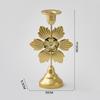 [Selección Estricta] Decoraciones de Mesa Románticas Estilo Lujo Ligero, Accesorios para Cena Romántica a la Luz de Velas Retro, Adornos de Candelabros Decorativos Simples