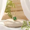 Pendente Giratório de Design Criativo Flor Bauhinia Zircônia Rosa Cobre Colar Feminino Super Brilhante Estilo Palácio Francês Flor de Cinco Pétalas