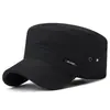 Sombrero de ala plana de secado rápido para hombre en verano para protección solar al aire libre, gorra de béisbol fina y transpirable para padres de mediana edad y mayores