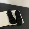 Primer encuentro: Sandalias de tacón alto versátiles y chanclas de estilo coreano, perfectas con vestidos, zapatos de verano para mujer, sandalias de suela gruesa estilo francés, calzado para mujer