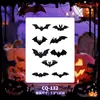 Pegatinas de tatuaje de Halloween con múltiples diseños al por mayor: calabaza, fantasma, araña, calavera, varias cicatrices sangrientas, heridas falsas