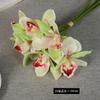 Flor Artificial 3D Orquídea Cymbidium Flor Falsa Venta al por Mayor Decoración de Boda Fondo de Flor Falsa Diseño Arreglo Floral DIY Decoración Flor Falsa Simulada