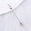 Nueva Forma de Flor de Calabaza Corazón Estrella Varilla de Cuentas DIY Accesorios de Llavero de Metal Colgante Varilla de Cuentas