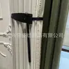 2025 Nuevas Correas para Cortinas de Cinturón Negro Tela Marrón Correas de Cordón de Cuero un Par de Accesorios para Cortinas