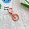 Fecho lagosta pintado de cor pingente de três peças chaveiro DIY pingente para mochila escolar de estudante