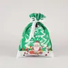 Bolsas de Regalo Navideñas Transfronterizas 2026 Modelo Nuevo Amazon Más Vendido Set de Bolsas de Regalo Navideñas Bolsa con Cordón Bolsa de Dulces