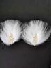 Nuevo Super Fairy - Tocado de plumas blancas, horquilla para el pelo de celebridades de Internet, vestido de novia, fotografía diaria, viaje, accesorios distintivos para el cabello con plumas dulces