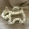 Pin para el Cabello de Cachorro con Lunares y Moño, Pin para el Cabello Lindo de Niña, Pin de Tiburón para Media Cola de Cabello, Accesorios de Cabello de Alta Gama, Accesorios para la Cabeza