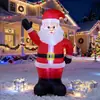 Insuflável de Natal Transfronteiriço 1,2m com Luz LED Papai Noel Decoração para Jardim Externo Festas Ornamentos