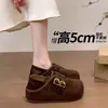 Outono 2026 Novos Sapatos Mary Jane de Salto Único Femininos Aumentadores de Altura Macios Estilo Menina Mori Francês Versátil para Outono Feminino Sapatos Birkenstock Femininos
