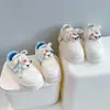 Zapatos de Malla Transpirable para Niñas 2026 Verano y Otoño Nuevas Zapatillas Infantiles Zapatos Deportivos Casuales Suela Suave Zapatos Blancos para Niñas