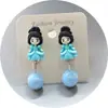 Novos Brincos Atacado Brincos Infantis Coreanos Cor de Doce Desenho Animado Fofo Princesa Meninas Clipe de Orelha Bebê Acessórios de Orelha