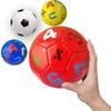 Bola de brinquedo inflável de vinil PVC para crianças, bola de brinquedo ao ar livre, raquete de mão, 18 cm, cesta de pé, bola elástica