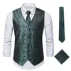 Moda Masculina Plus Size para Amazon Transfronteiriça Colete de Terno Masculino Tamanho Europeu Casual Cintura Florido Colete Colete