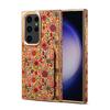 Denior Es Adecuado para Samsung S24Ultra Funda para Teléfono Móvil Lenguaje de las Flores S23 Funda Protectora para Teléfono Móvil Soporte Anticaídas S24