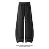 Novedad Otoño 2026 Pantalones Deportivos Blancos de Algodón Estilo Americano Curvados M-5XL HK26791-Especial P30