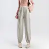 Calças de Maternidade Primavera e Outono Nova Moda Roupa Exterior Calças de Arroz Glutinoso Calças Lanterna Calças Casuais de Maternidade Calças de Perna Larga Calças Leggings de Perna Reta