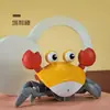 Juguete Popular de Moda en Internet: Cangrejo Rastreador Activado por Sensor Que Escapa Automáticamente, Evita Obstáculos, Se Ilumina, Toca Música, Juguete Electrónico para Niños