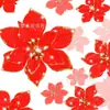 Hojas de Navidad, Hoja de Oro, Hojas Persas, Accesorios de Flores de Navidad, Hojas de Olivo, Flores de Plástico, Flores de Navidad, Ramas de Navidad