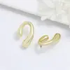 Brincos em Forma de C da Moda com Design de Nicho para o Dia a Dia de Mulheres Versáteis Brincos Modernos Brincos Geométricos Joias de Orelha Exquisitas e Elegantes para Mulheres