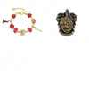 Venta Caliente Transfronteriza Harry Potter Casa Gryffindor Casa León Pulsera Collar Pendientes Broche Set En Stock Mayoreo