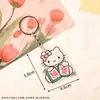 Llavero de Acrílico Tallado de Precisión Etiqueta Transparente Doble Cara Foto de Dibujos Animados Marca de Moda Periférico de Anime Colgante Tridimensional Decoración