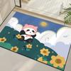 Alfombra de Baño de Barro Diatomeas Alfombra Doméstica para Inodoro Felpudo para Puerta de Baño Espesada Fuerte Absorción de Agua Antideslizante Alfombrilla de Piso para Baño
