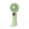 Nuevo Mini Ventilador de Mano Recargable de Larga Duración de Batería USB Mini Ventilador de Alta Velocidad Viento Fuerte Pantalla Digital Regalo Transfronterizo