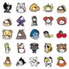 102 pegatinas de grafiti de gatitos intercambiables, bonitas pegatinas decorativas creativas de dibujos animados para tazas de agua y fundas de teléfono móvil.