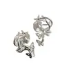 Exquisitos Aretes de Mariposa con un Diseño de Alta Gama, Estilo Minimalista y Fresco, Versátiles y Elegantes