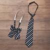 Rayas Blancas Suministros Escolares JK Corbata Pequeña Traje Perezoso Estilo Preppy Corbata de Estudiante Sin Corbata Femenina Decoración Retro Tendencia Tb