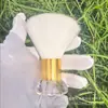 Brocha para Polvos Sueltos Cabeza de Hongo de Diamante Brocha de Maquillaje Herramienta Limpiadora de Brochas Brocha para Rubor Celebridad de Internet Multifuncional Cepillo para Polvo de Uñas