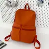 Mochila Coreana Ins de Color Sólido Simple, Nueva de Otoño, de Aspecto Elegante, para Estudiantes, Ligera, Gran Capacidad