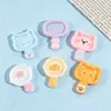 Acessórios de resina de frigideira multicoloridos de desenho animado, chaveiros de frutas, ímãs de geladeira, presilhas de cabelo de cola cremosa, materiais DIY