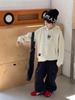 Sudadera con capucha cálida Aimobeibei para niños 2025, forrada de forro polar, para niños y niñas, estilo coreano, engrosada, a la moda, bordada