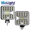 Luz de trabajo LED para coche de 3 pulgadas, mini cuadrada, 29 LEDs, 87 W, luz para vehículo todoterreno, faro modificado, faro