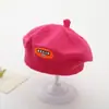 Gorro de bebé, boina de primavera y otoño para niña, gorro de lana para bebé, gorro de pintor para niño, gorro de punto para otoño e invierno.