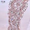 Youlapan S161B Suministro de Comercio Exterior Vestido de Novia Accesorios de Diamantes Cinturón de Diamantes Completo DIY Pegamento Termofusible Parche Dorado