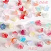 Chapéu Flor de Lírio Bicolor Galvanizado Colorido Acessórios para Corrente de Celular Pulseira Colar Base Flor de Lírio Joias Feitas à Mão DIY